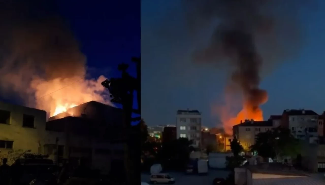 Alevler geceyi aydınlattı... Yangında 1 kişi hayatını kaybetti