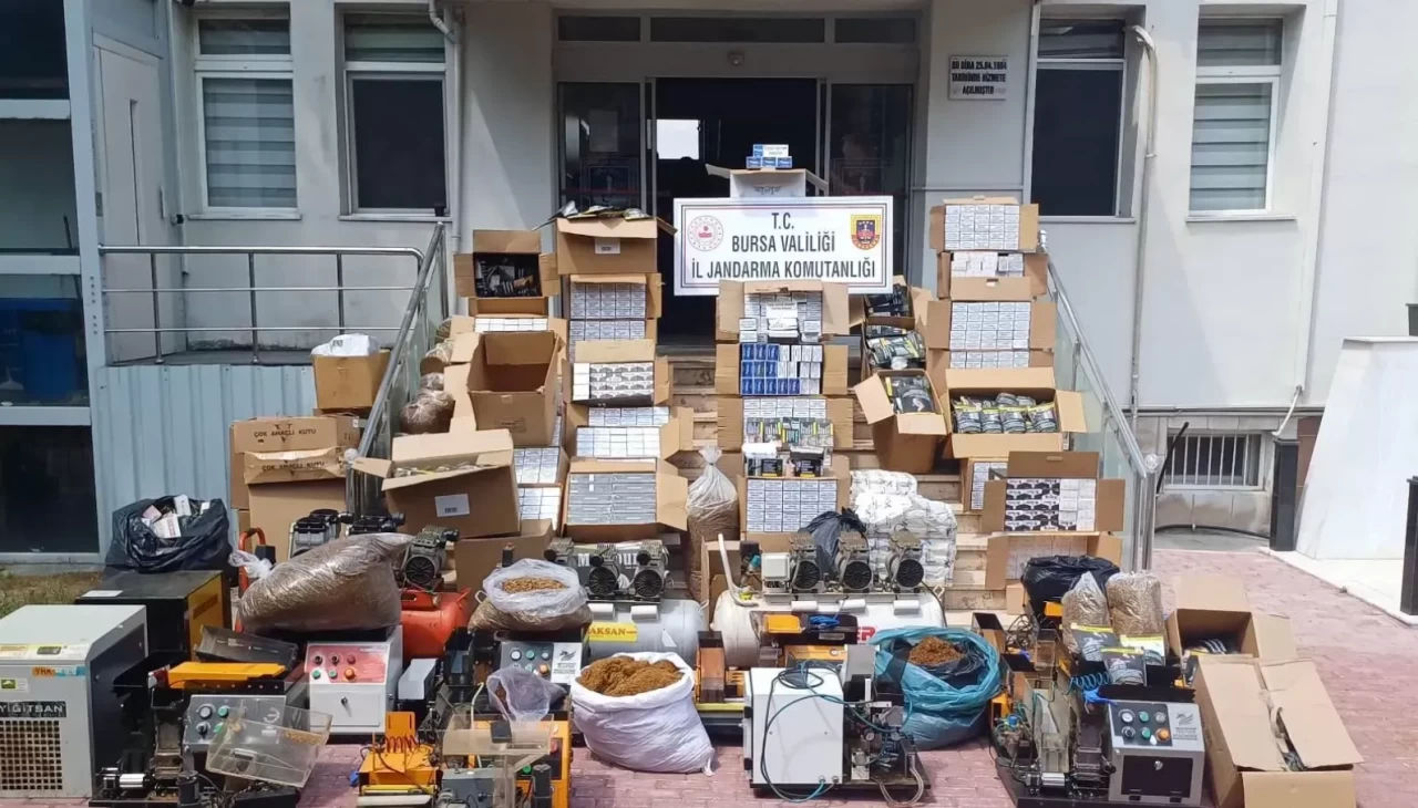 Bursa'da kaçakçılık operasyonu: 3 tutuklama