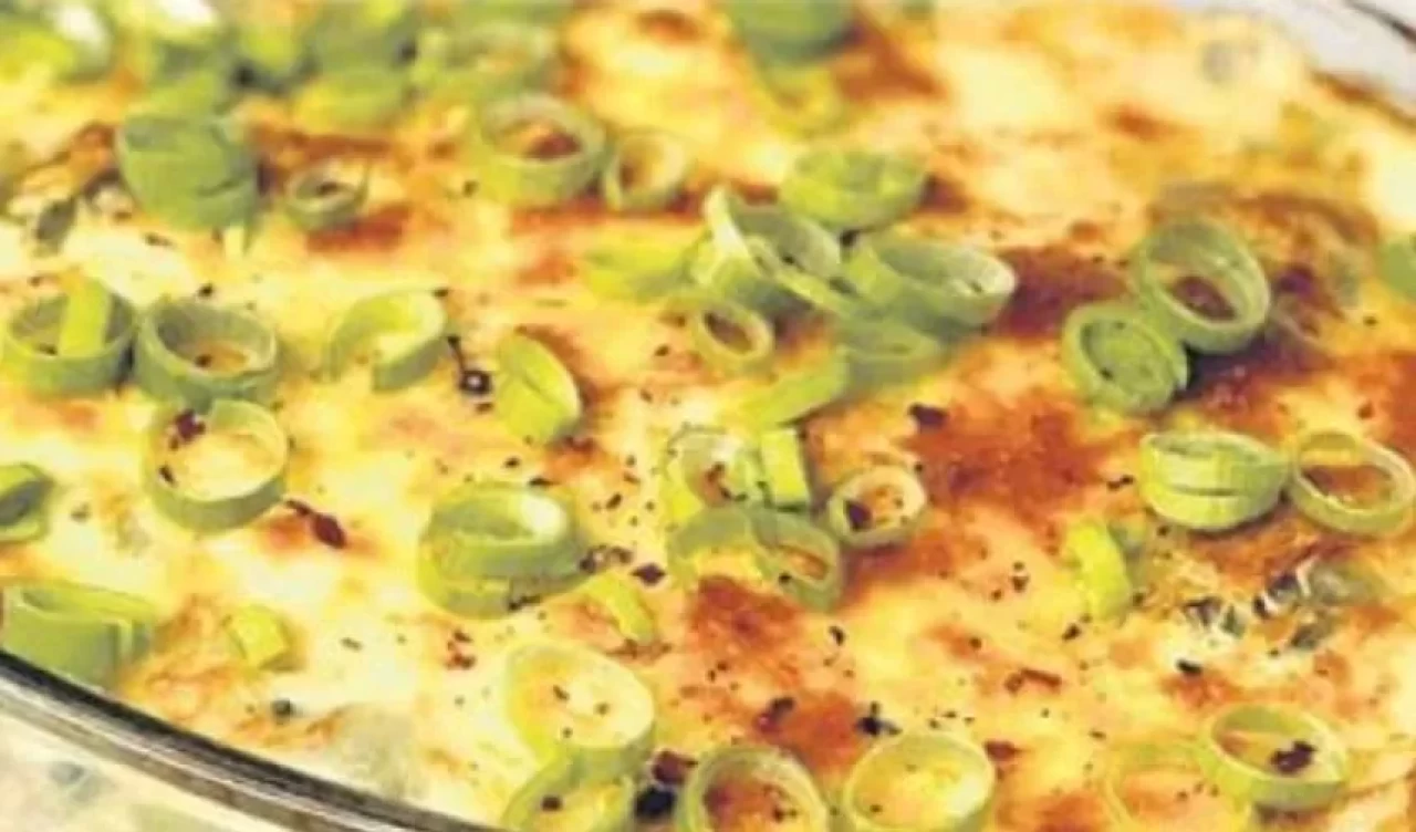 Pırasa graten tarifi! Diyet menüsünde mutlaka olması gereken lezzet