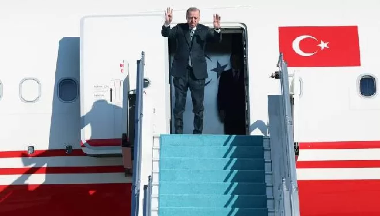 Cumhurbaşkanı Erdoğan Azerbaycan'da! Tarihi açılış bugün gerçekleşecek
