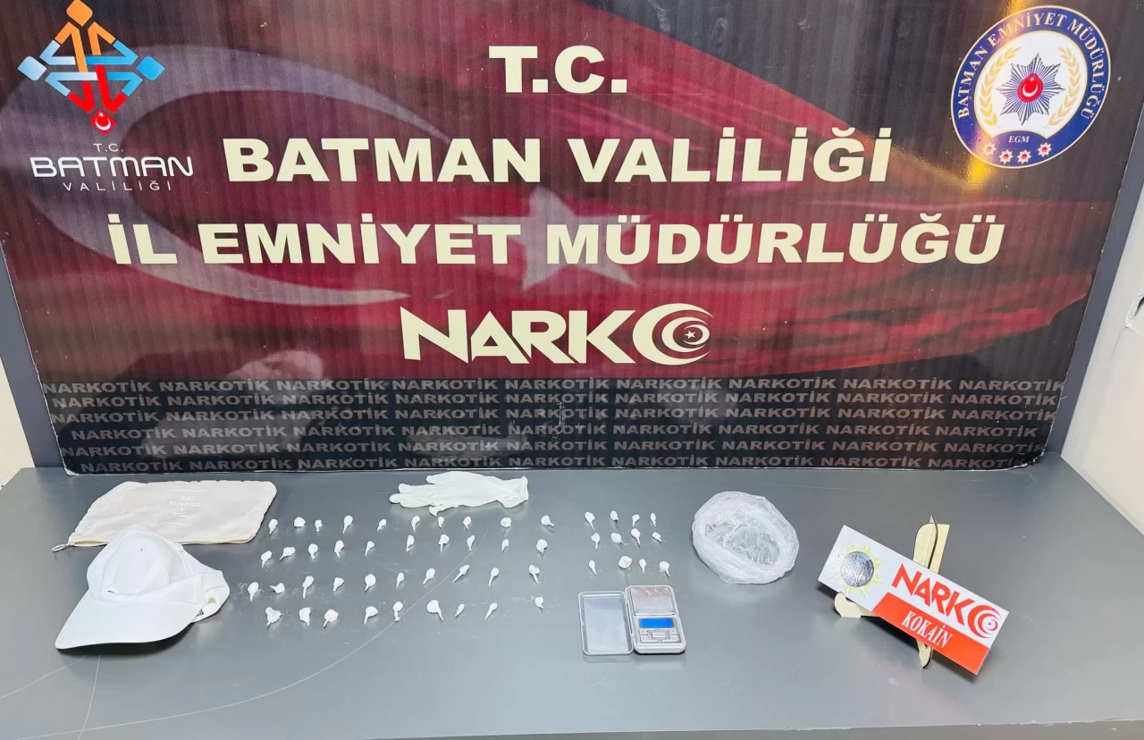 Batman'da uyuşturucu operasyonu: 2 şüpheliden biri tutuklu