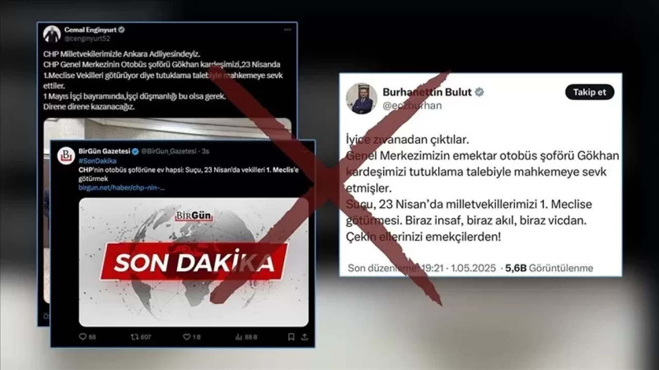 "Otobüs şöförü CHP'li vekilleri Birinci Meclis'e götürdüğü için mahkemeye sevk edildi" iddiası