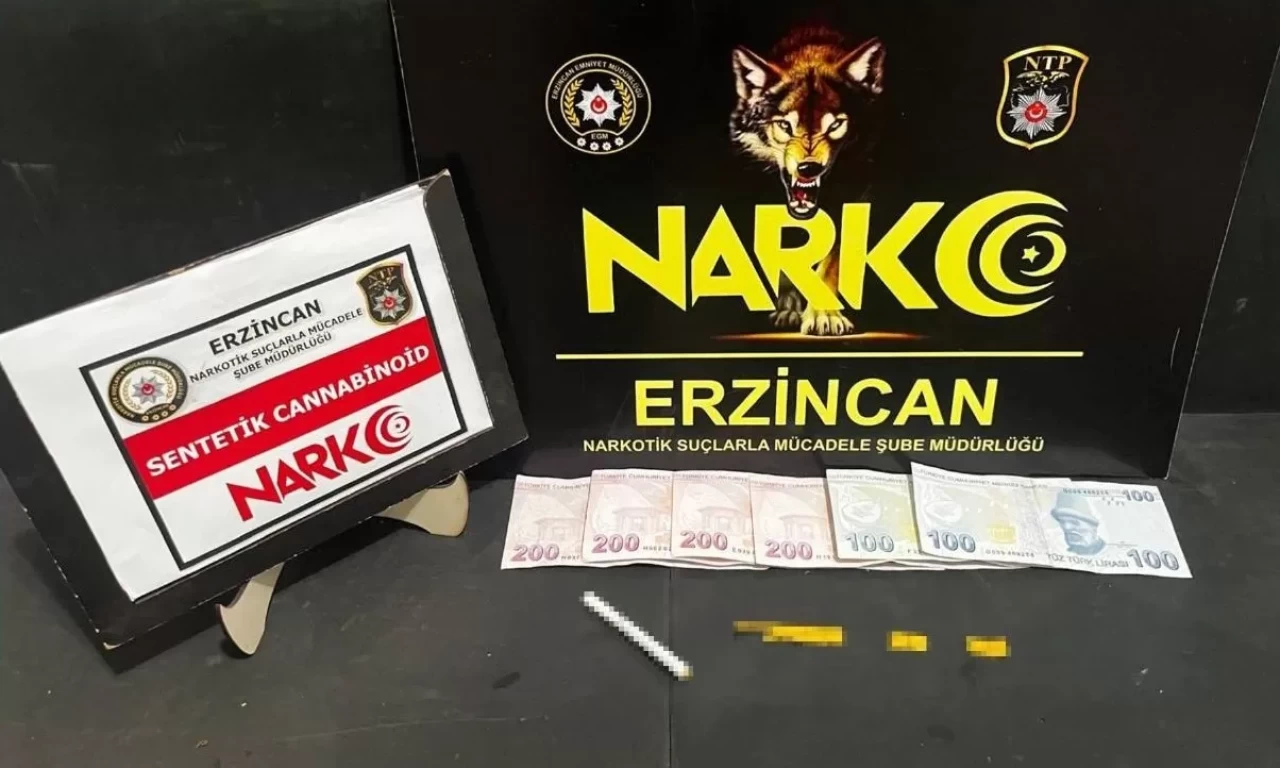 Erzincan’da uyuşturucu ticaretinden 1 kişi tutuklandı