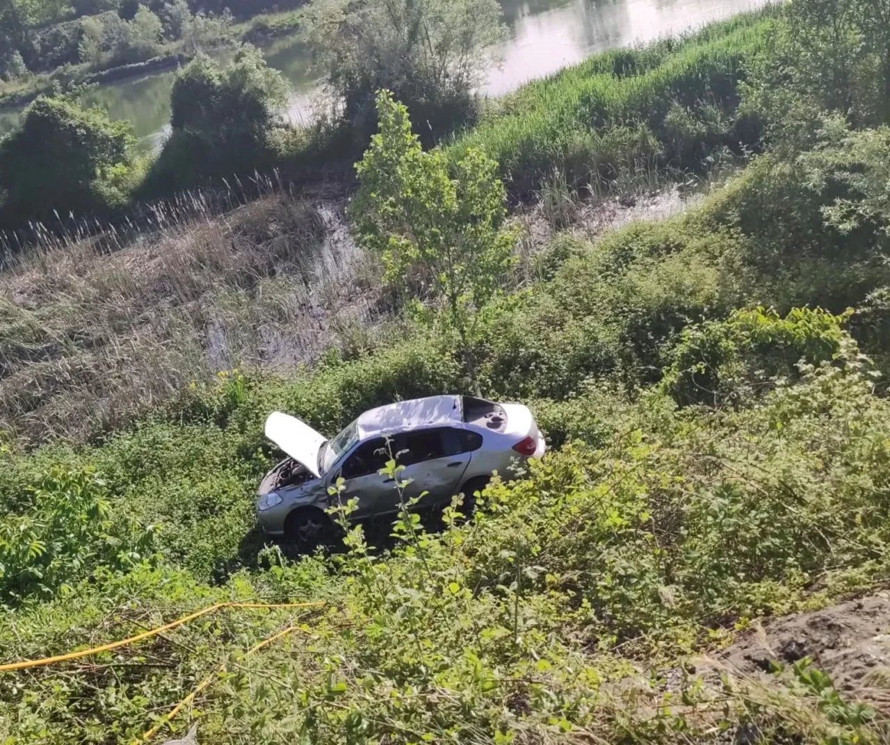 Samsun'da feci kaza!