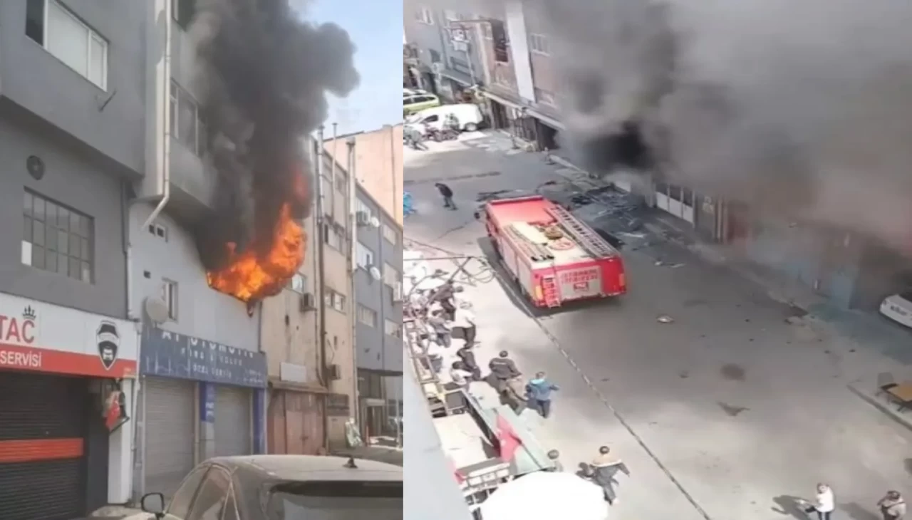 Kağıthane'de iş yerinde yangın: Ölü ve yaralılar var