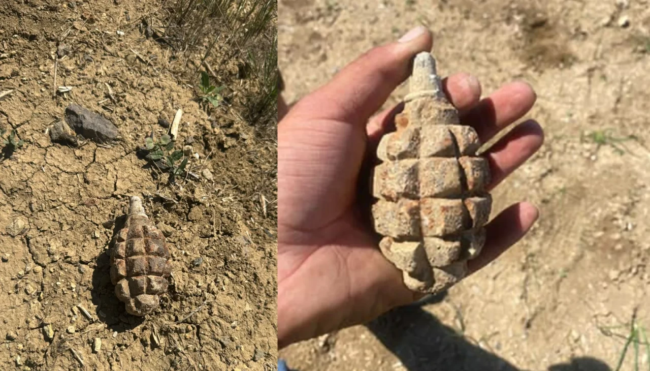 Ankara’da 104 yıllık patlamamış el bombası bulundu