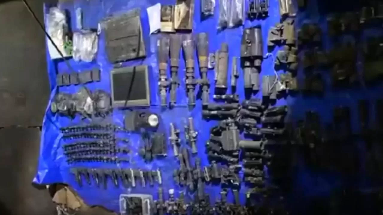 Irak'ın kuzeyinde teröristlerce kullanılan bir mağara imha edildi