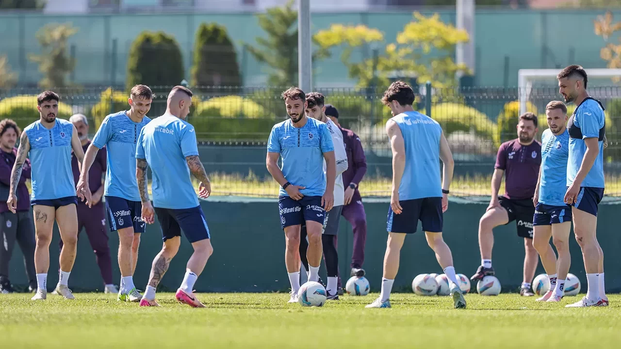 Trabzonspor, Süper Lig'deki Samsunspor maçı öncesi hazırlıklarını tamamladı