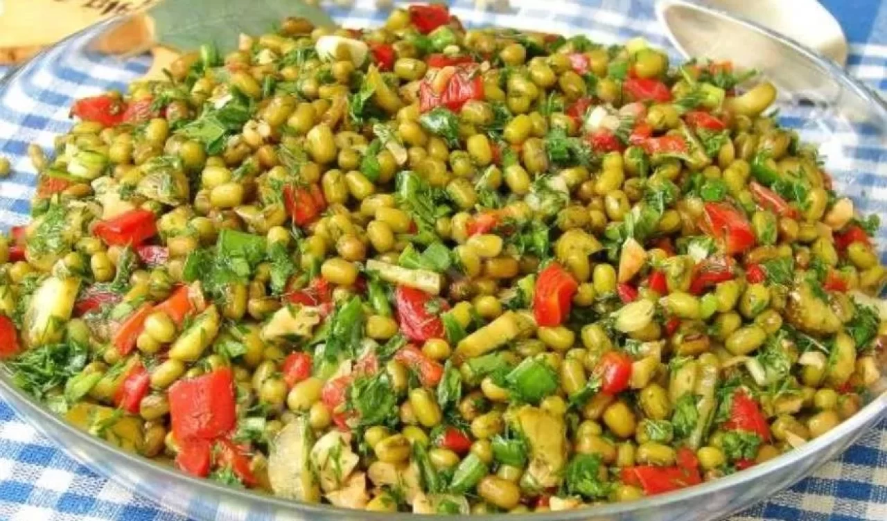 Diyet dostu maş fasulyesi salatası! Hem lezzetli hem besleyici