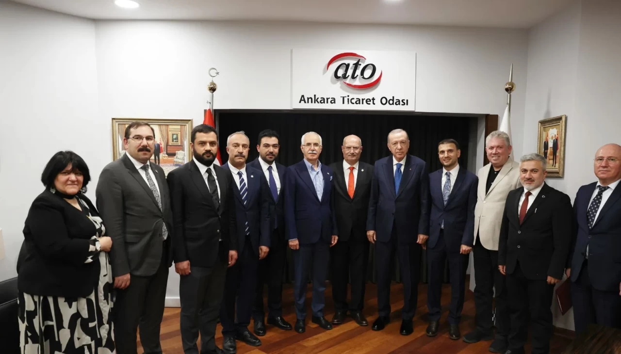 Cumhurbaşkanı Erdoğan’dan ATO’ya ziyaret