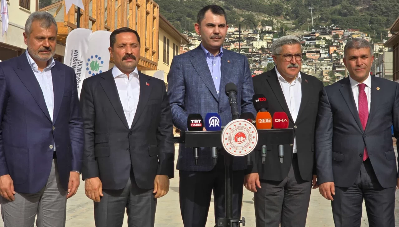 Murat Kurum Hatay’da konuştu: Bu, bir yeniden doğuşun hikayesidir