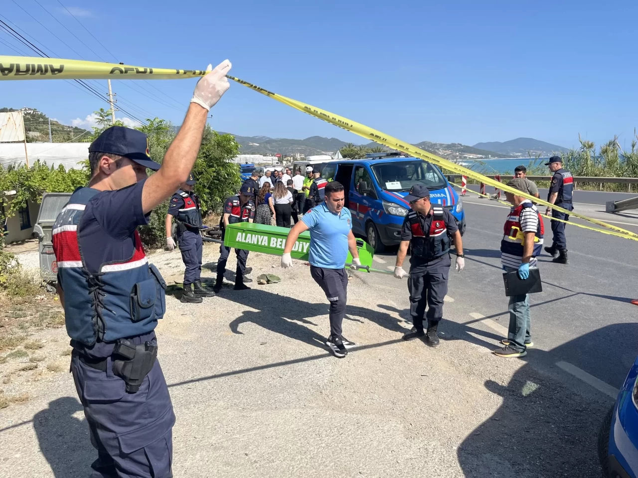 Alanya'da motosiklet kazası : 1 ölü