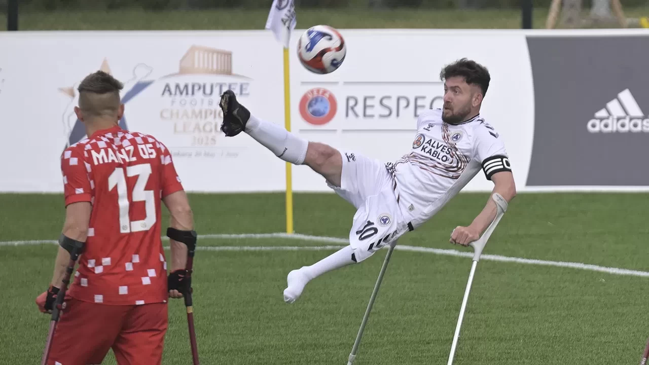 Alves Kablo’dan Ampute Şampiyonlar Ligi’nde farklı galibiyet