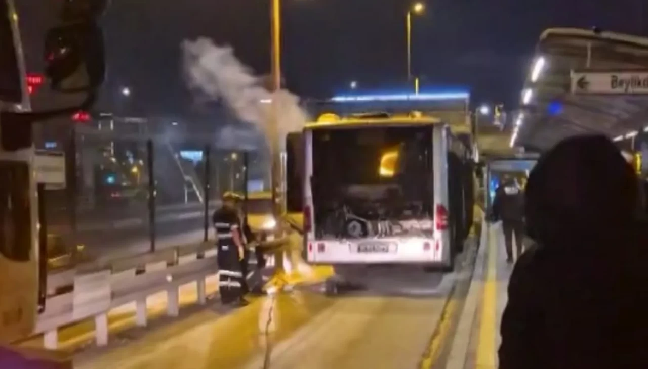 Okmeydanı Hastane Durağı'nda korku dolu anlar