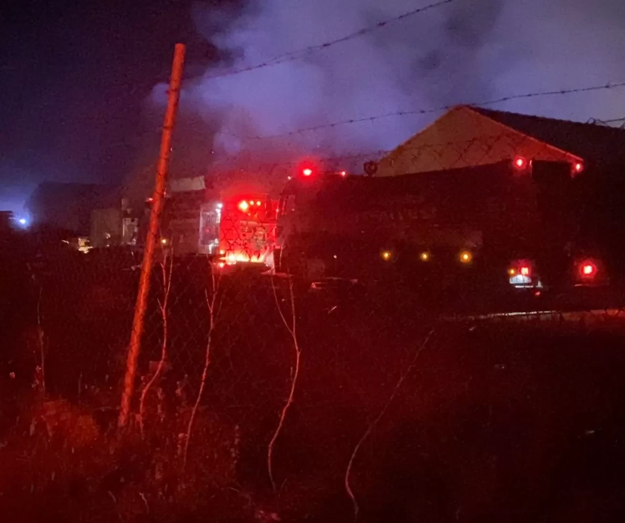 Bursa'da korkutan yangın