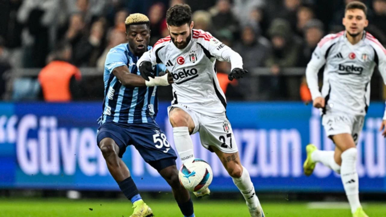 Süper Lig'de Beşiktaş-Adana Demirspor maçı ilk 11'leri belli oldu