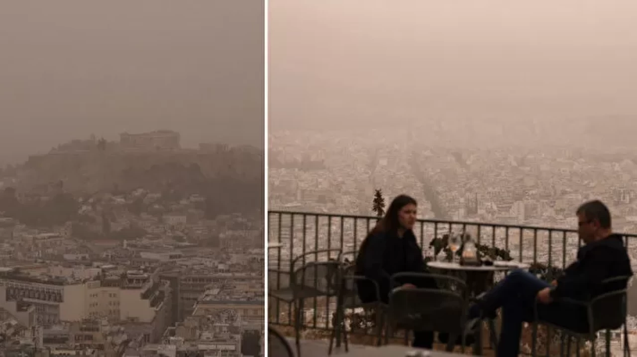 Yunanistan'da "Büyük Sahra tozu" görüldü