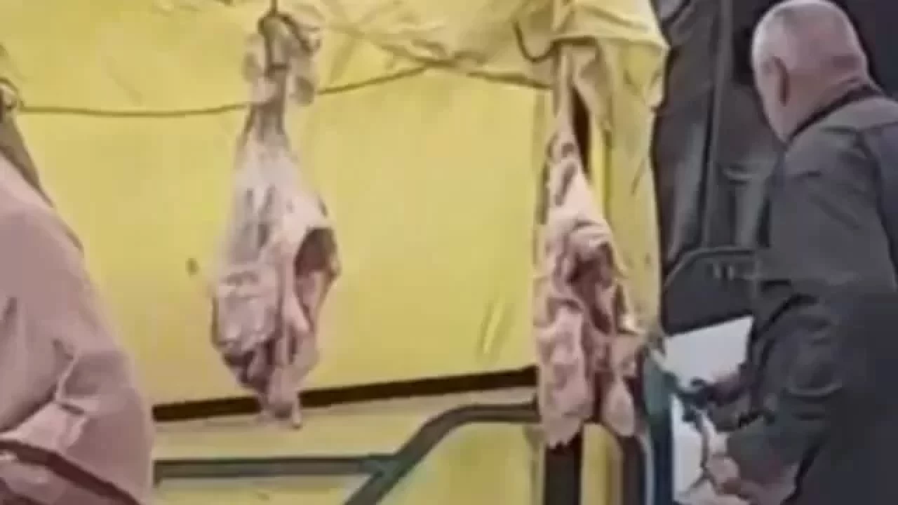 Adana’da sokakta açıkta satılan et sosyal medyada gündem oldu