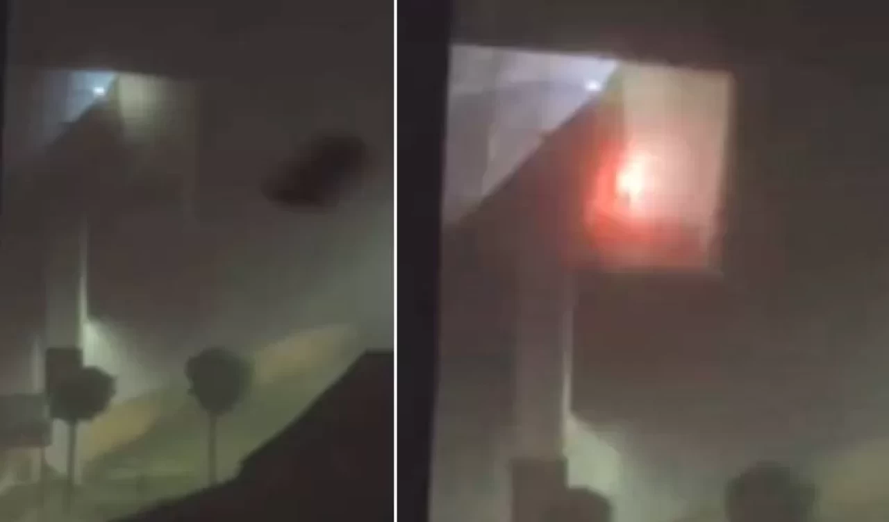 Derecik'te şiddetli fırtına önüne ne aldıysa götürdü