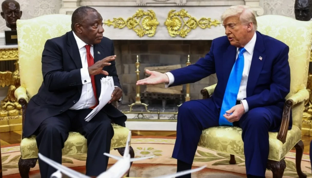 Trump, Güney Afrika Devlet Başkanı Ramaphosa ile görüştü