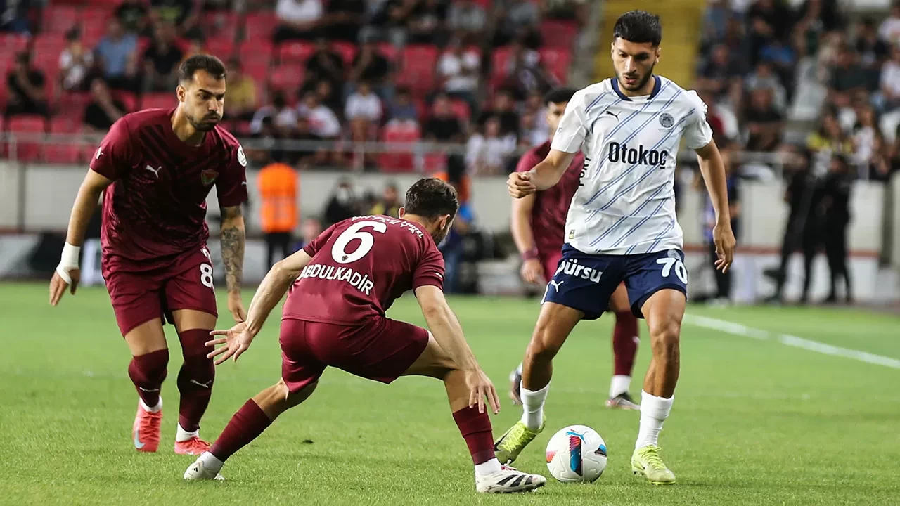 Süper Lig'de Hatayspor-Fenerbahçe maçından öne çıkanlar