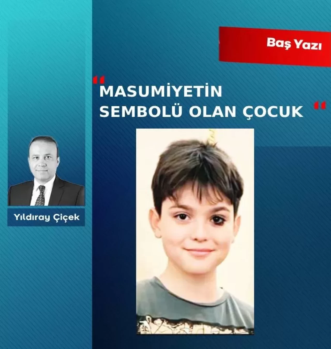Masumiyetin sembolü olan çocuk