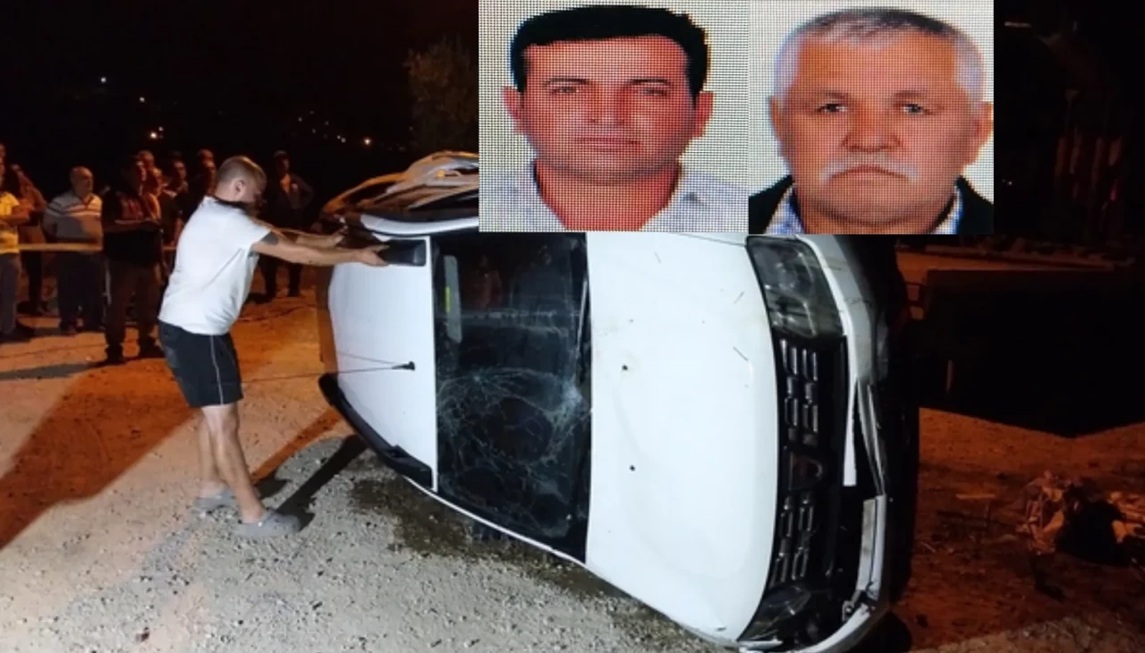 Antalya'da cip kanala düştü, sürücü ve yolcu yaşamını yitirdi