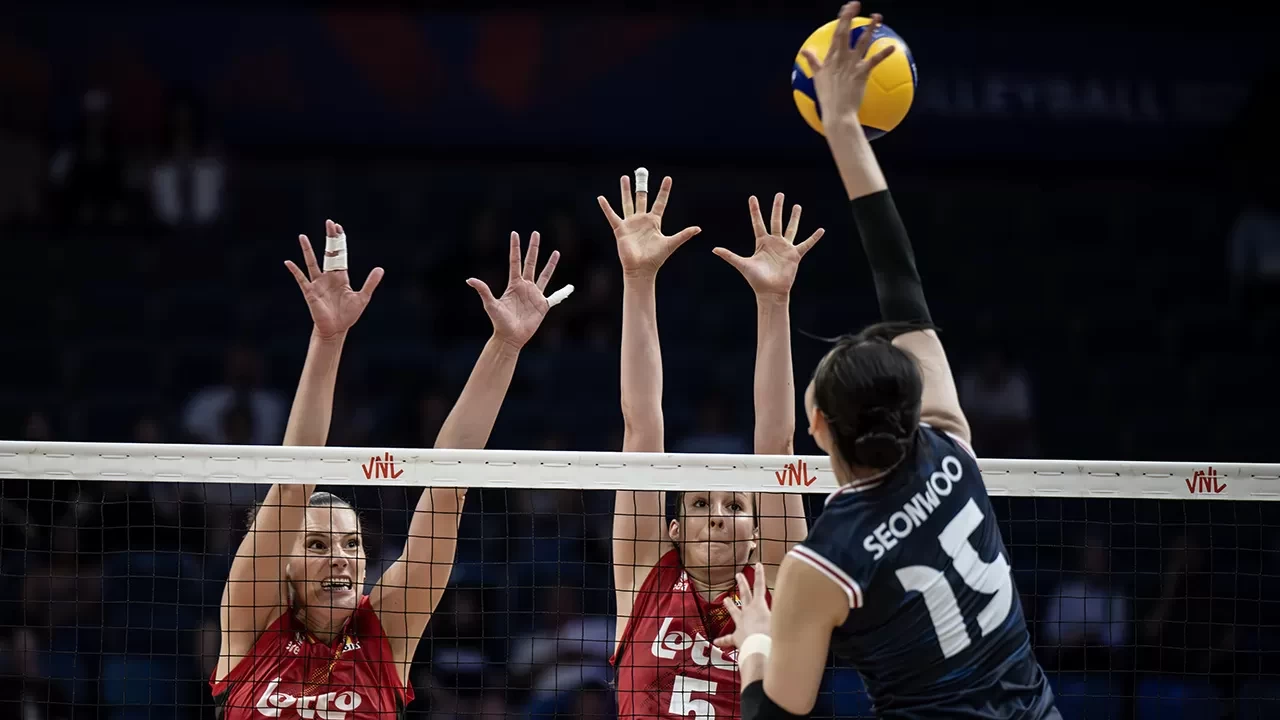 Belçika, Güney Kore'yi 3-1 mağlup etti | FIVB Milletler Ligi