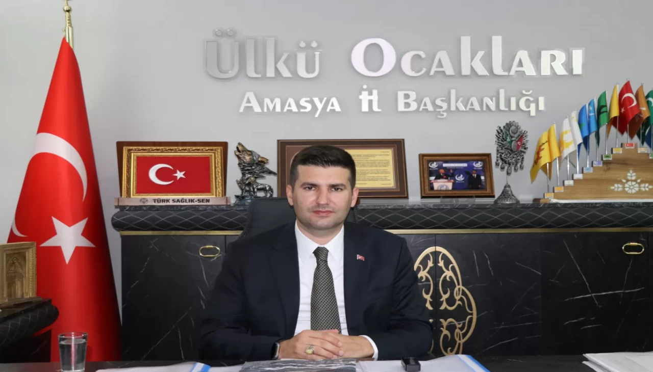 Ülkü Ocakları Genel Başkanı Ahmet Yiğit Yıldırım Amasya'da konuştu