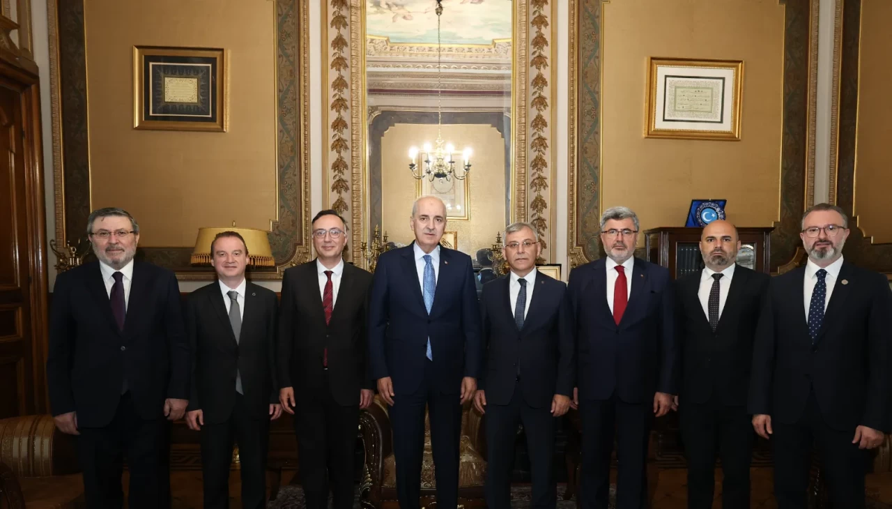 TBMM Başkanı Kurtulmuş, Belçika Diyanet Vakfı’nı ziyaret etti