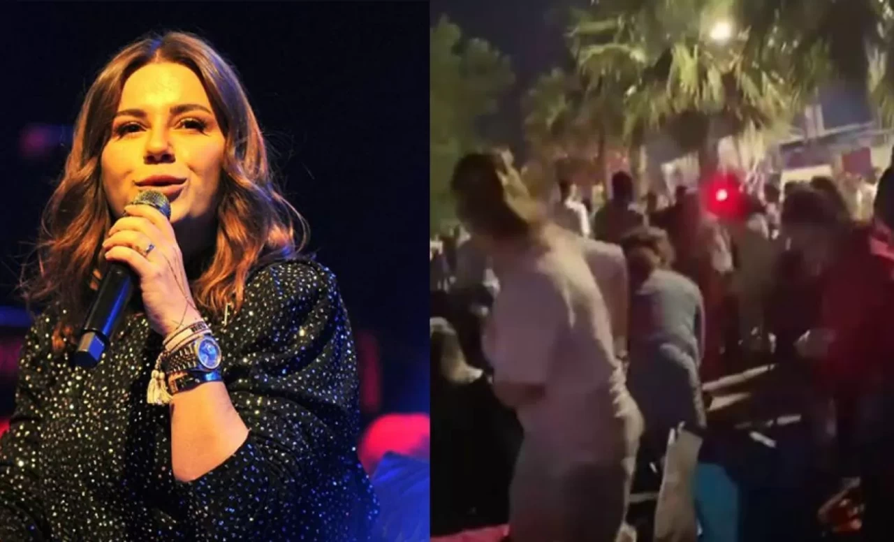 Ünlü şarkıcının konserinde adeta can pazarı! Polis memuru sırtında bıçaklandı