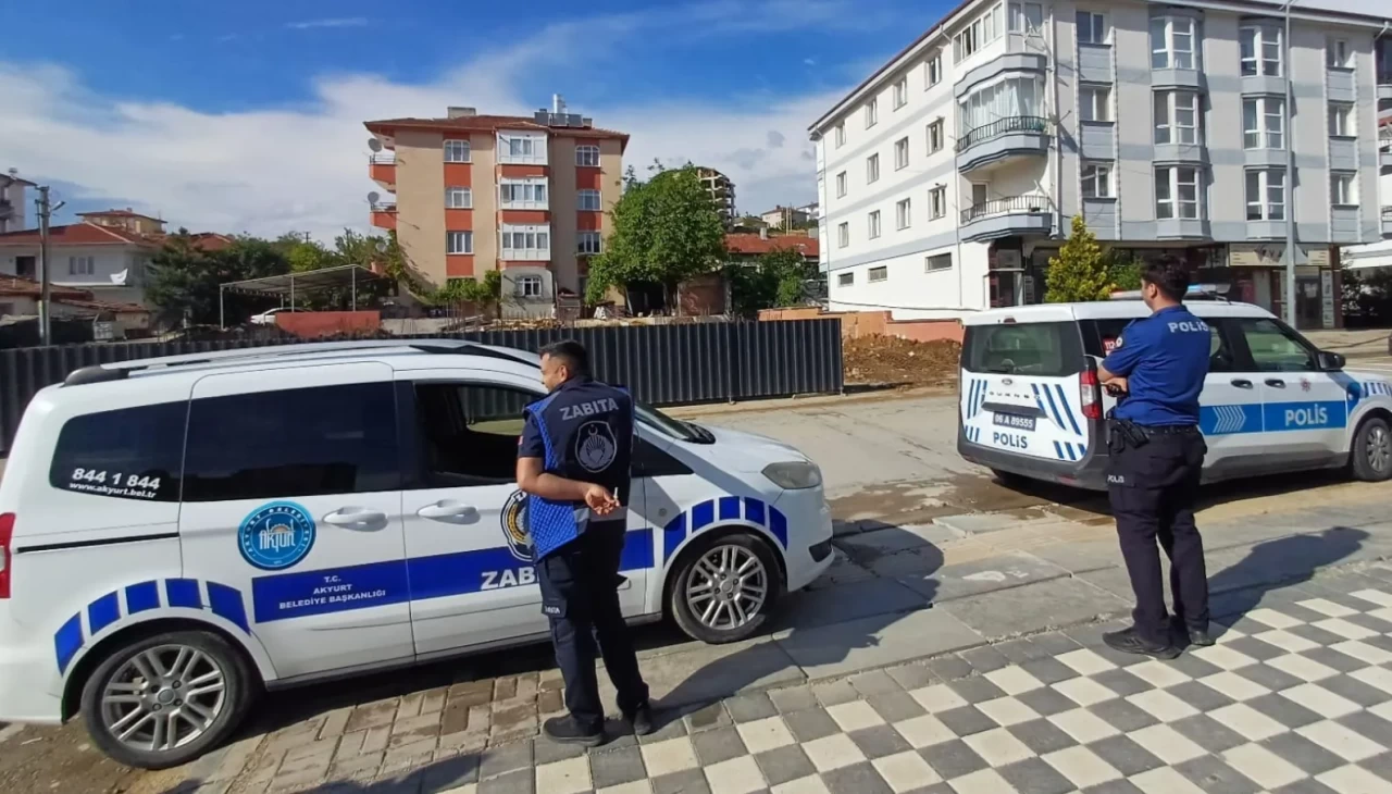 Ankara'da sahibinden kaçan dana ortalığı karıştırdı