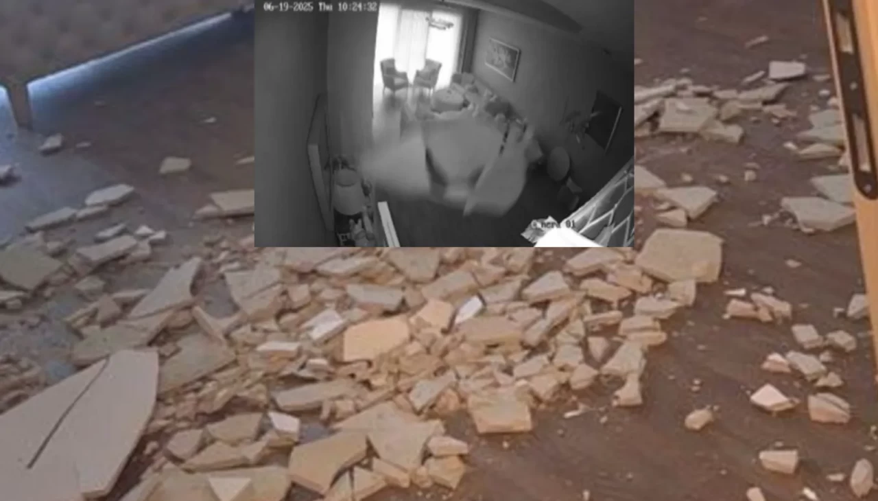 Sarıyer Zekeriyaköy’de villada tavan çöktü: Olası faciadan dönüldü