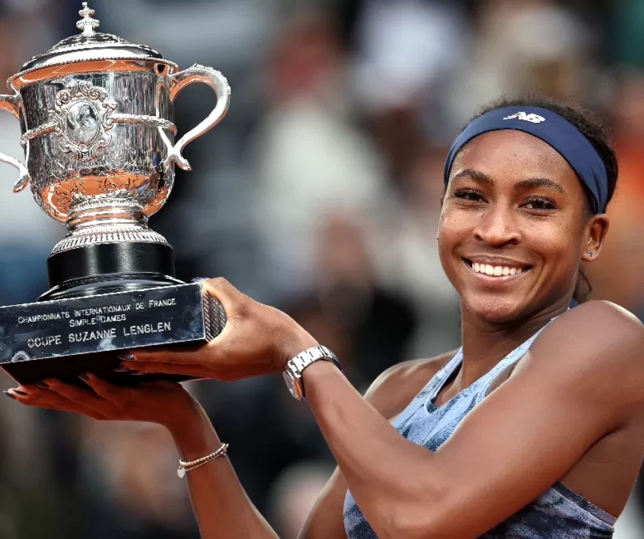 Fransa Açık tek kadınlar finalinde zafer Coco Gauff'un