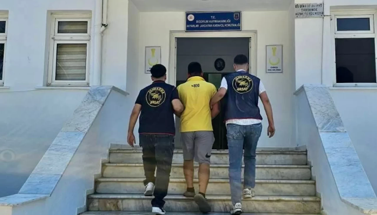 Bodrum'da 16 yıl hapis cezası bulunan şahıs yakalandı