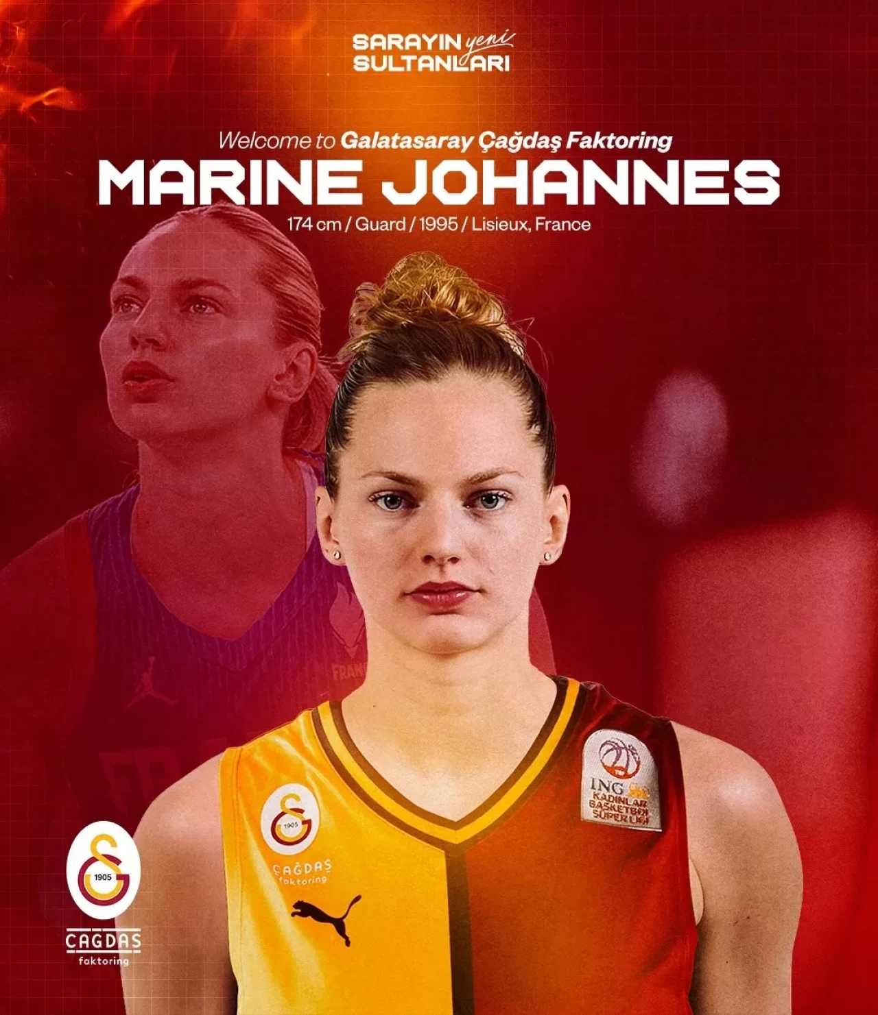 Galatasaray, Marine Johannes'i transfer etti