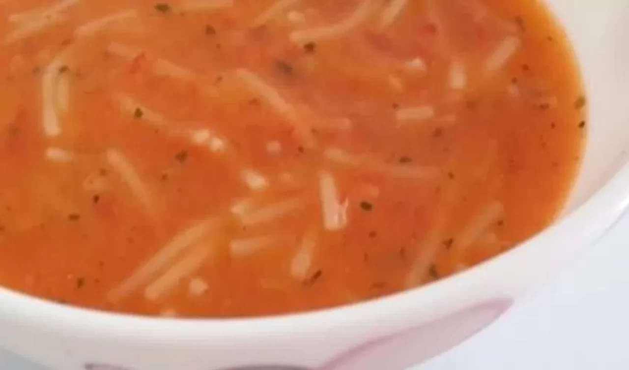 9 ay ve üzeri bebekler için domatesli tel şehriye çorbası tarifi