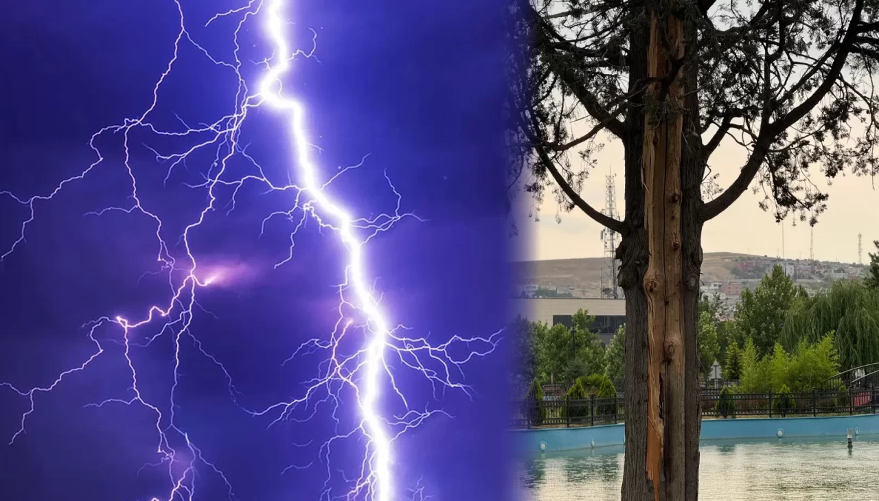Bomba sandılar yıldırım çıktı! Gök gürültüsüyle korku dolu anlar