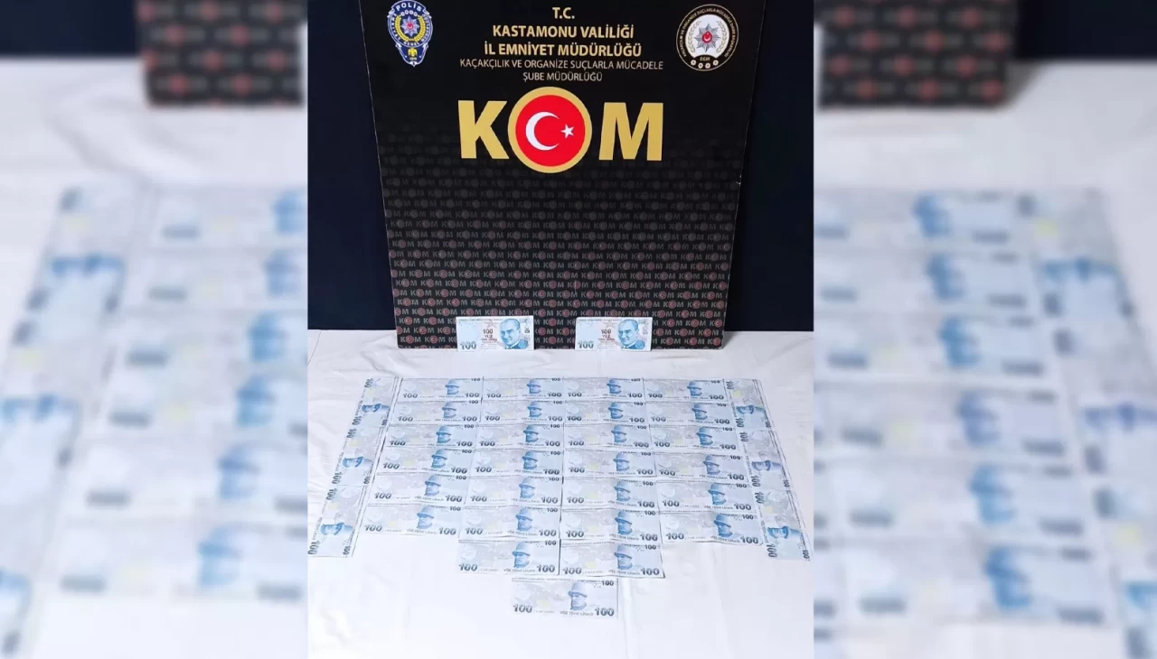 Kastamonu’da sahte para operasyonu: 2 gözaltı
