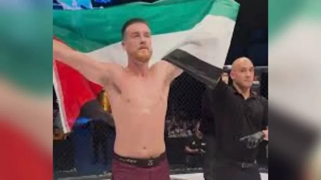 MMA dövüşçüsünden cesur mesaj! Rakibini böyle dövdü: Filistin’e Özgürlük...