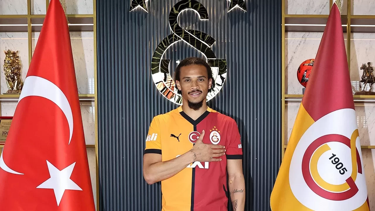 Galatasaray'da yeni transfer Leroy Sane'den imza töreni sonrası açıklamalar