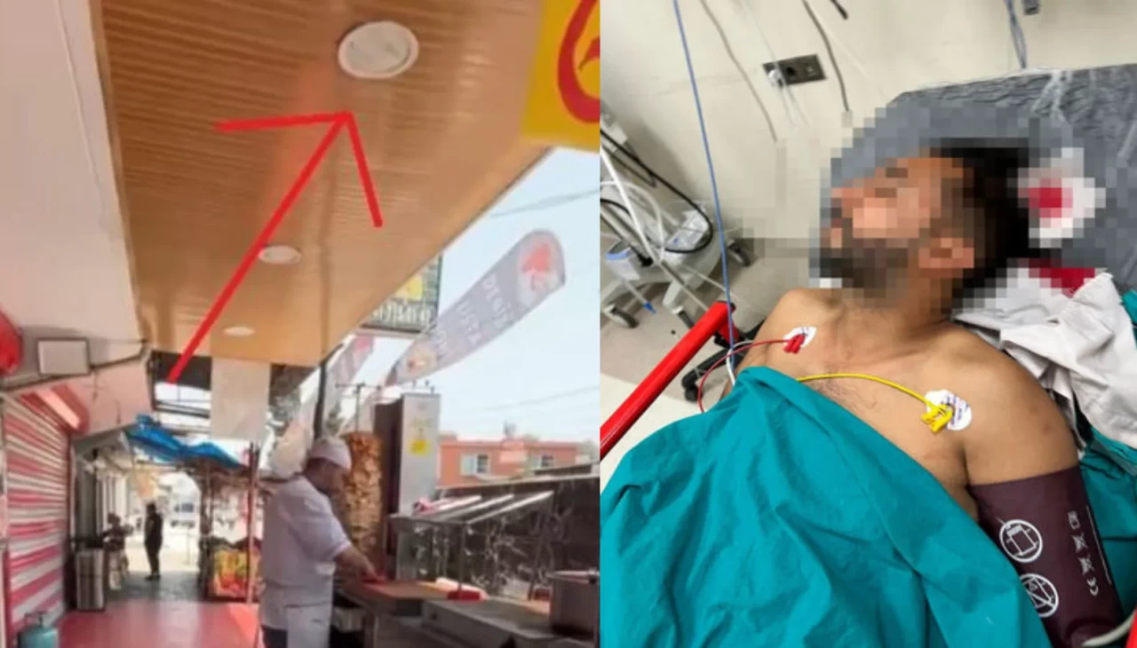 Adana'da kurşun tavandan içeri düştü! Döner yerken vuruldu