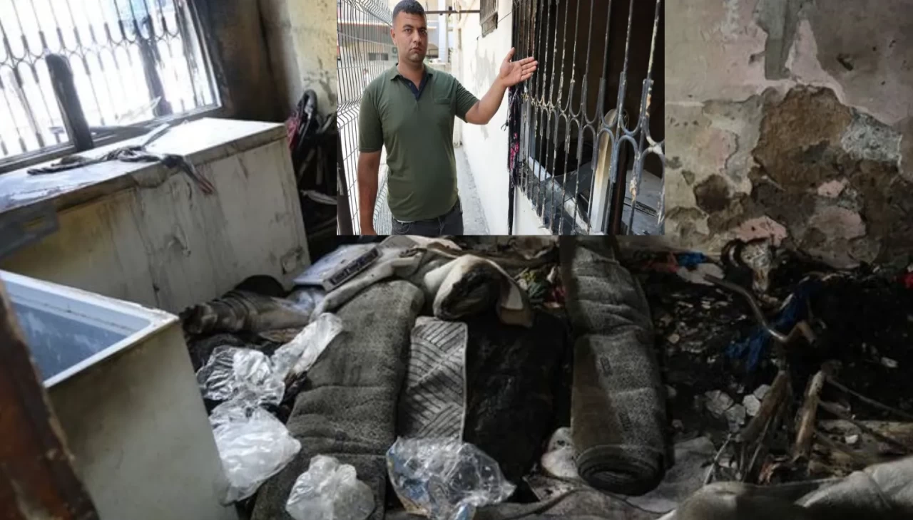 Adana’da 3 çocuklu ailenin evi molotof kokteyli ile kundaklandı