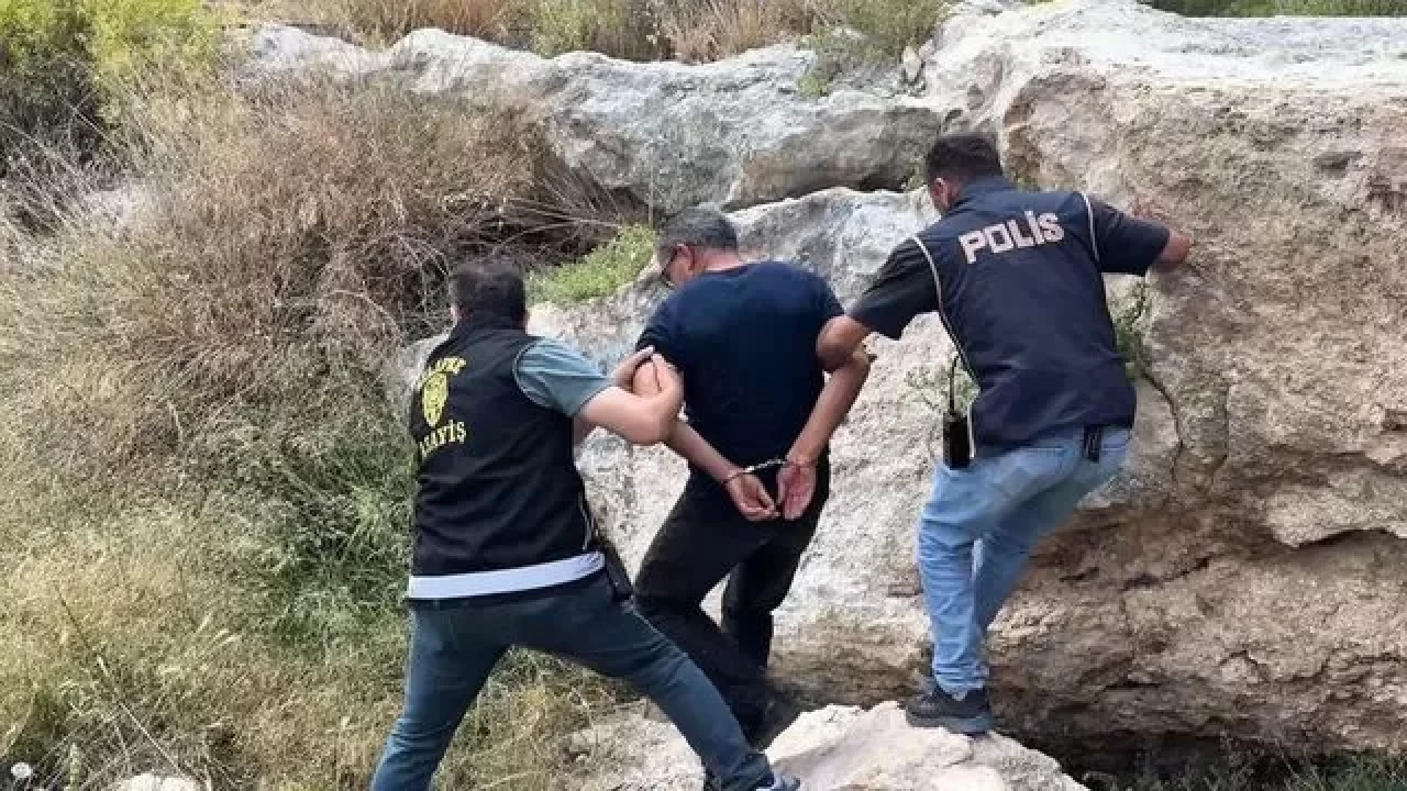 Mağarada saklanan 17 yıl hükümlüsü Silifke kırsalında yakalandı