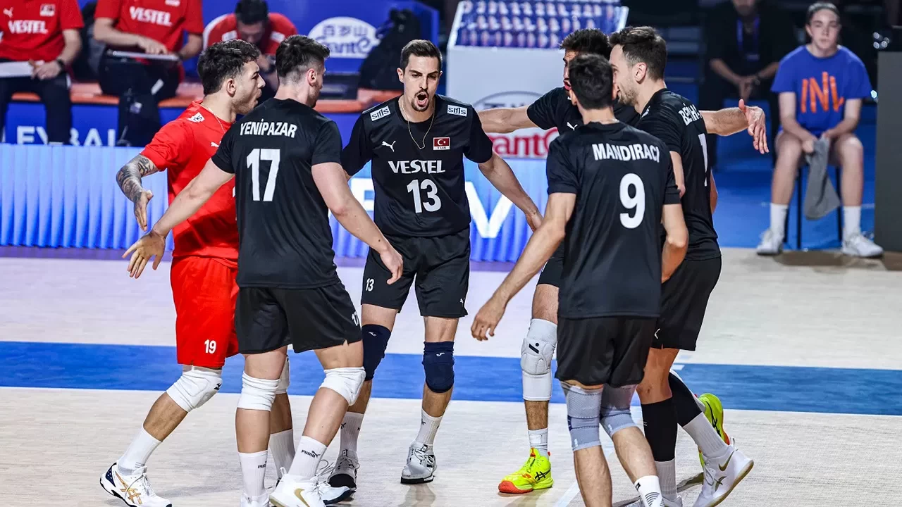 A Milli Erkek Voleybol Takımı, VNL’de Bulgaristan’ı 3-0 mağlup etti