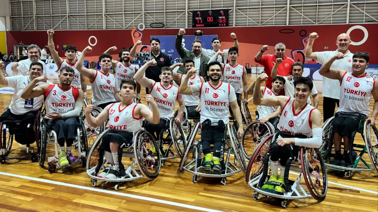Türkiye, ABD’yi geçerek U23 Tekerlekli Sandalye Basketbol Dünya Şampiyonası’nda yarı finale yükseldi