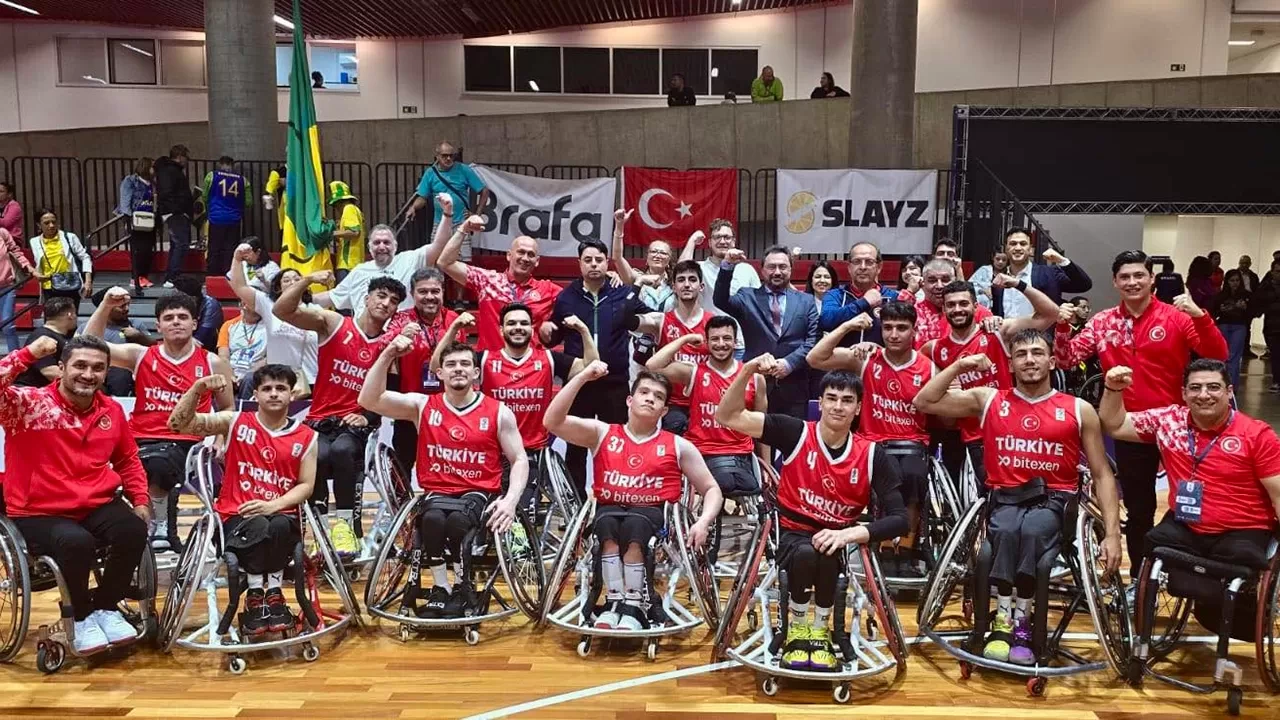 23 Yaş Altı Tekerlekli Sandalye Basketbol Milli Takımı dünya ikincisi oldu