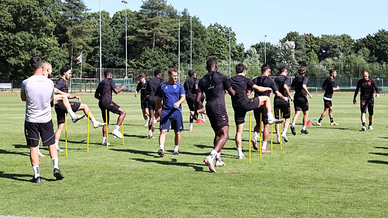 Samsunspor, Hollanda kampında kuvvet antrenmanı yaptı