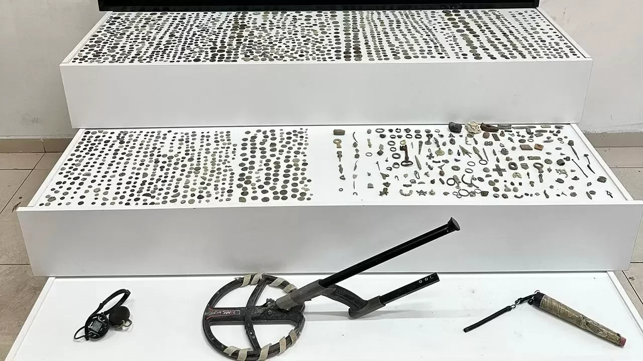 Konya'da Roma ve Helenistik dönemlere ait tarihi eserler ele geçirildi