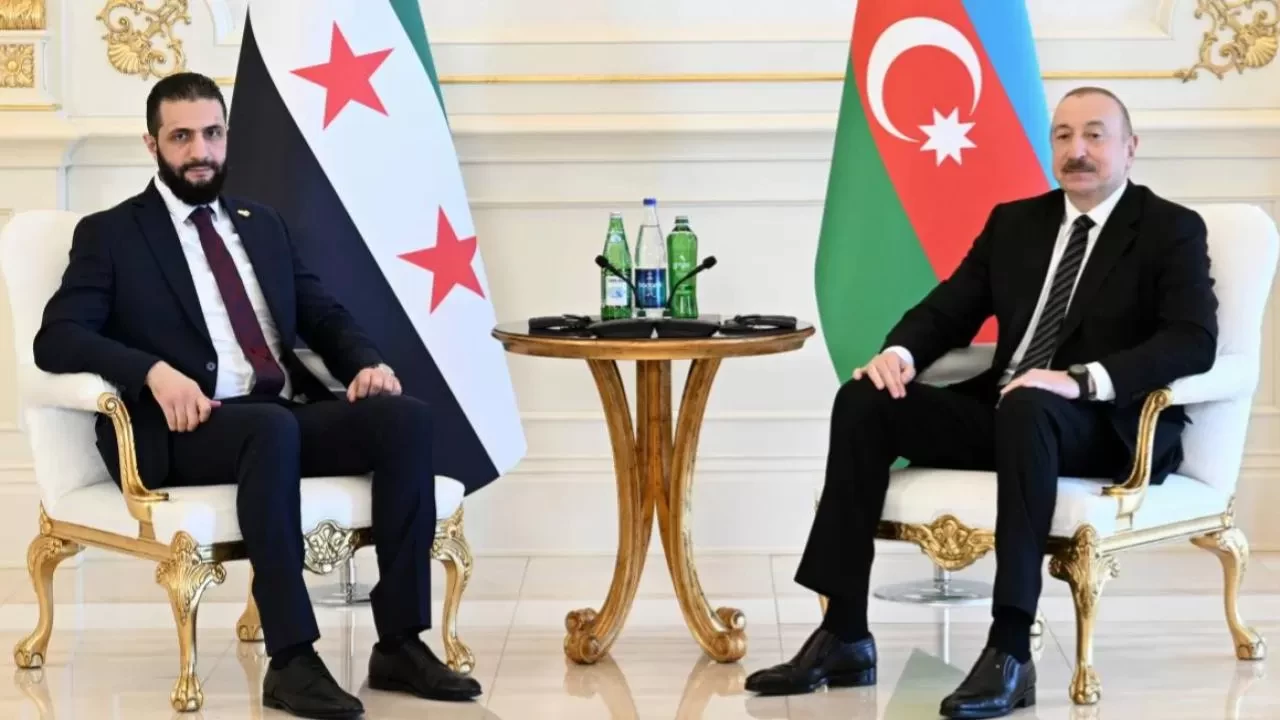 Azerbaycan Cumhurbaşkanı Aliyev, Suriye Cumhurbaşkanı Şara ile görüştü
